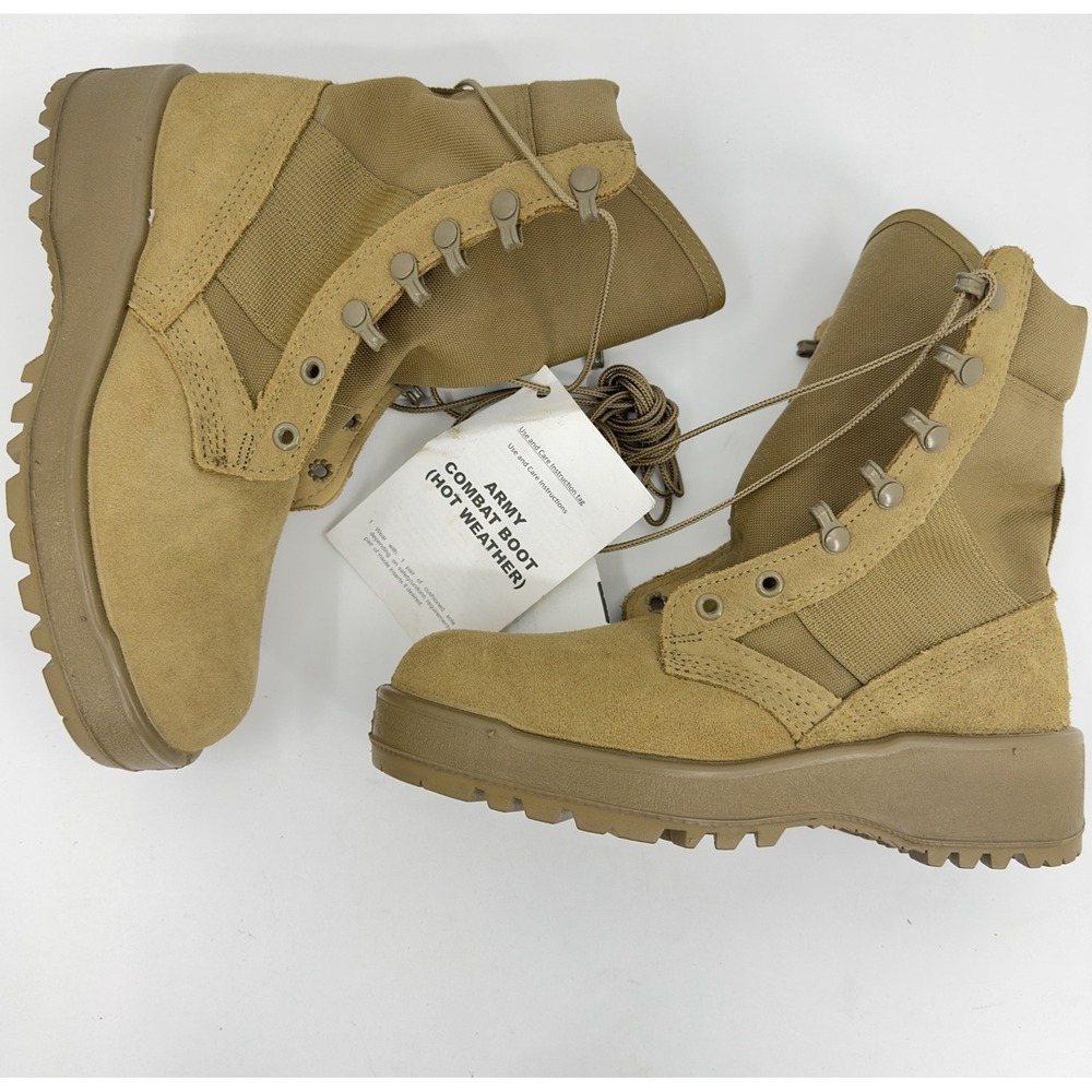 NWT US Military ARMY Combat Boots Size 6 R 38 Hot Weather 38798 SPE1C1-17-D-1004